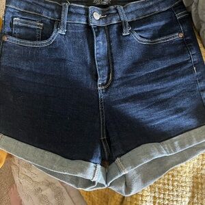 Judy Blue Dark Wash Jean Shorts